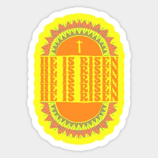 he is risen Sticker